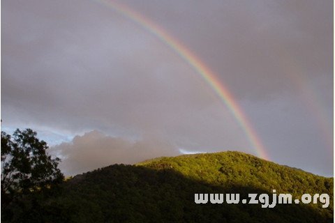 梦见虹霓